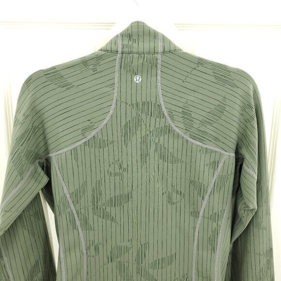 Lululemon Shape Jacket 8 Green Leaf Print Luon - Picture 5 of 16